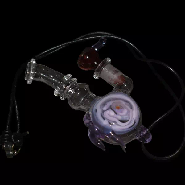 bang droit pendentif pink 