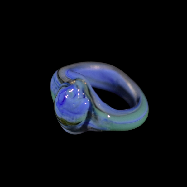 bague scarabée blue