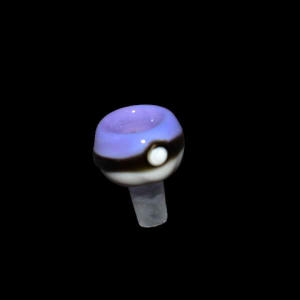 douille en vidrio pokéball violette