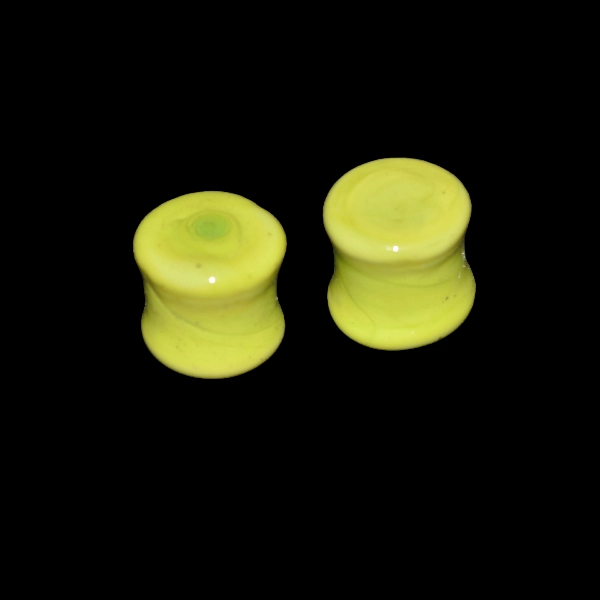 Écarteur en verre vert pomme