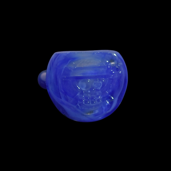 bague en vidrio soplado de Murano blue luffy