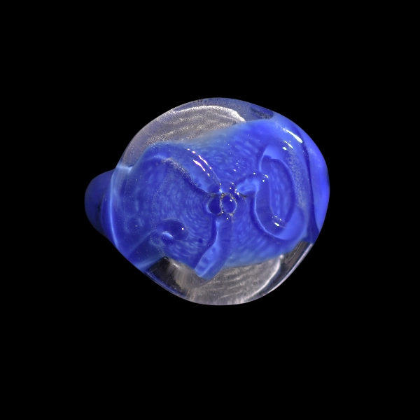 bague en vidrio soplado de Murano lovecraft sign