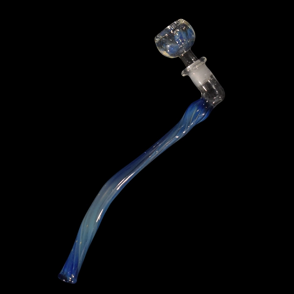 pipe sherlock en vidrio bleu zeus