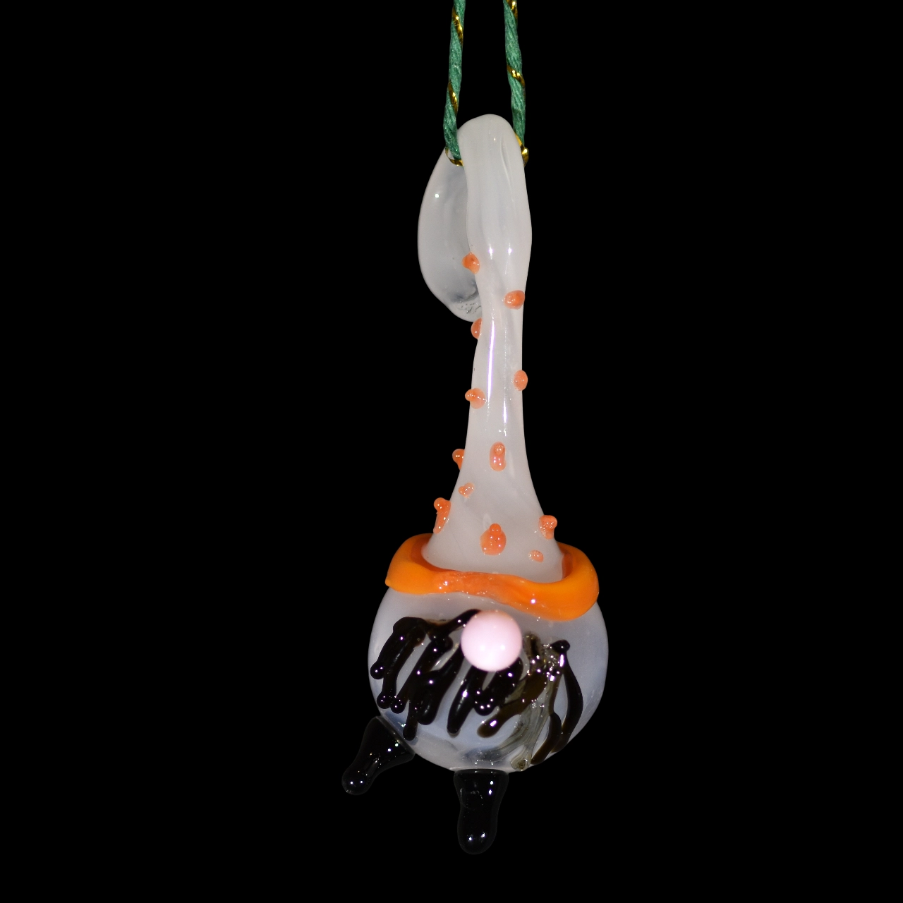 ornement en verre - gnome shrooms