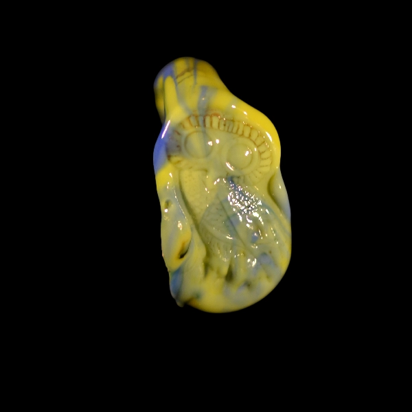 bague en vidrio chouette uranus