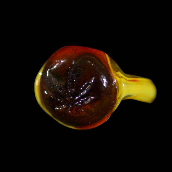 bague en vidrio chanvre rouge